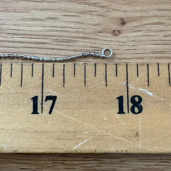 925 Sterling Silver Chain Red Cabochon Pendant Necklace - Picture 10 of 11